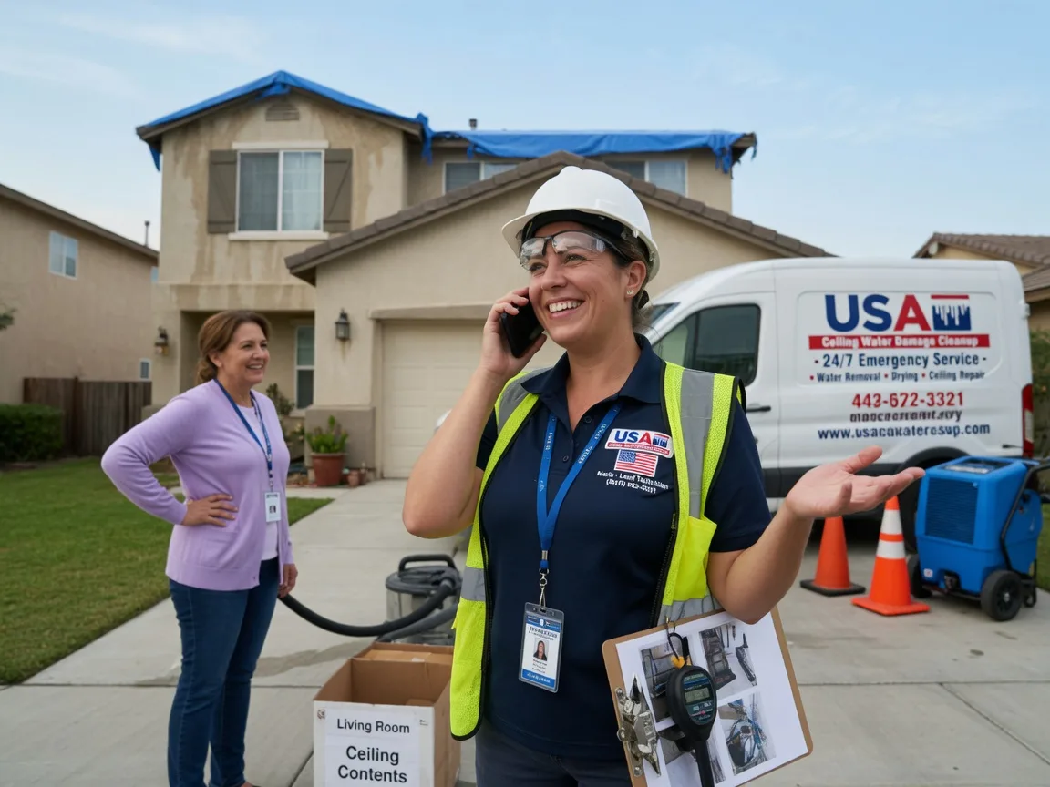 Ceiling Water Damage Restoration Gibsland, LA FAQs